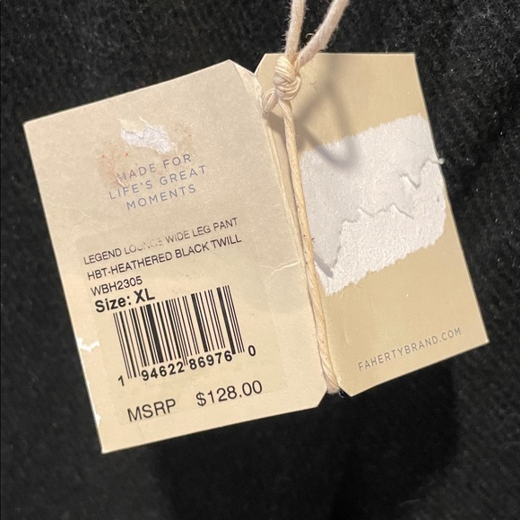 FAHERTY Legend Lounge Wide Leg Pant Size XL, NWT - Picture 3 of 11